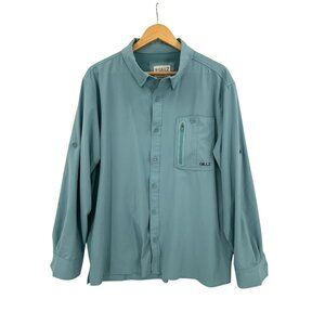 Gillz Fishing Shirt Mens Size XL Outdoor Natural Normcore Relaxed Sporty Utility